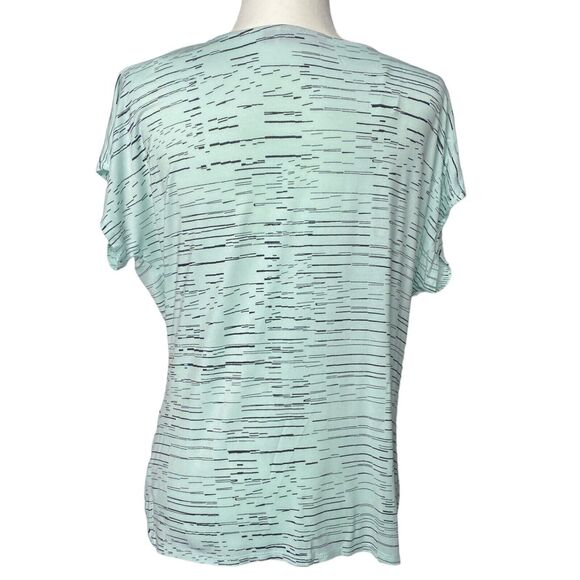 Lot of 4 Womens Apt 9 Liz Claiborne Shirts Blouses Short Sleeve Tops, Size Large - Picture 4 of 16